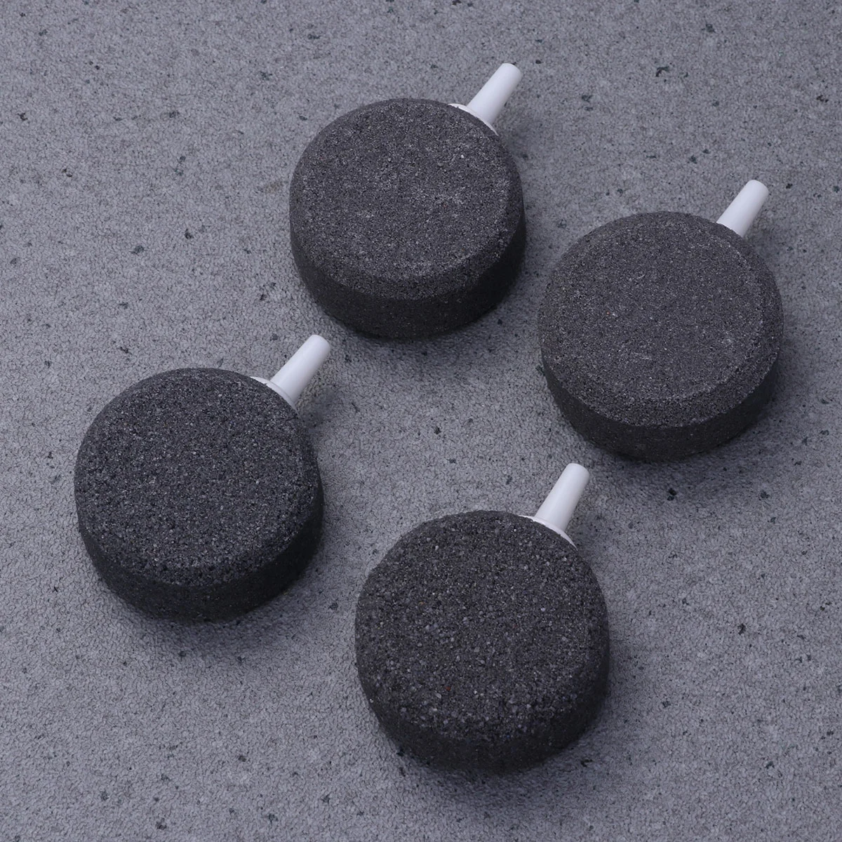 

4pcs 4cm Airstone for Aquarium Air Bubble Stone Stone for Tank Round Diffuser