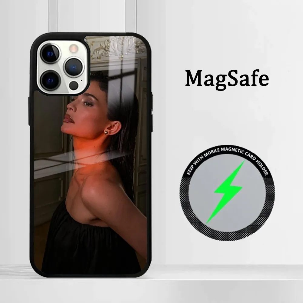 Чехол для телефона с рисунком звезды актера привлекательной девушки зеркальный