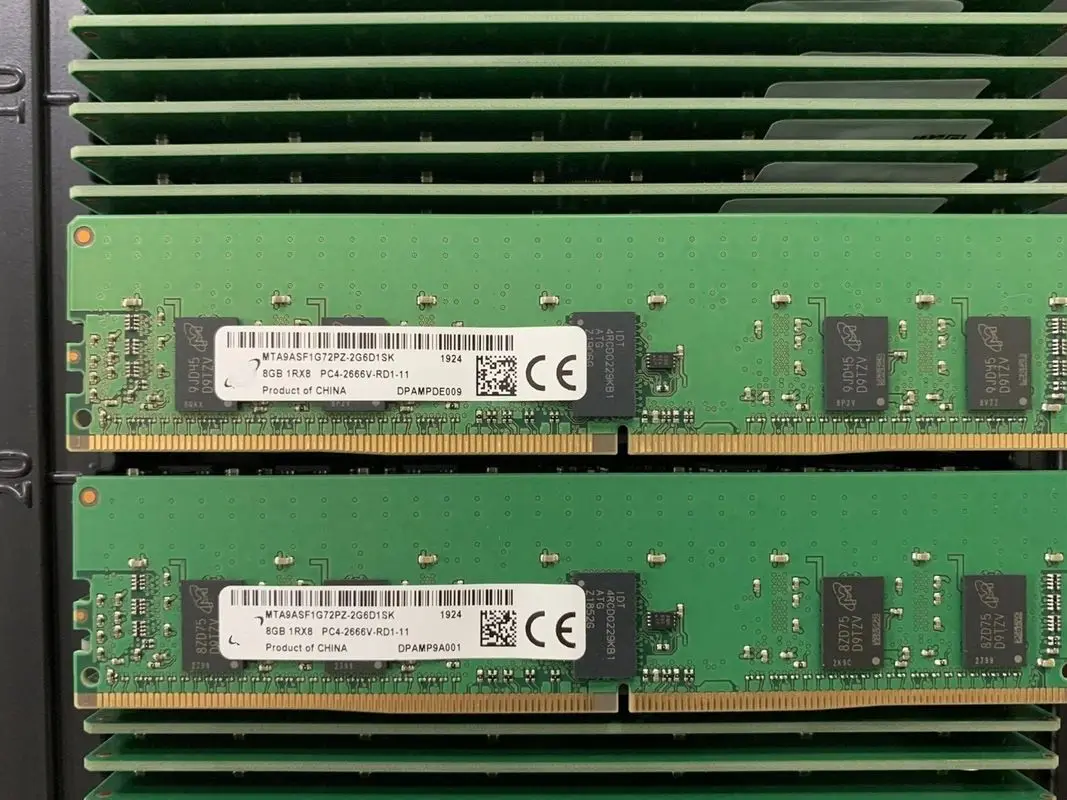 RAM R640 R740 R730XD R740XD Server Memory 8G DDR4 PC4-2666V REG