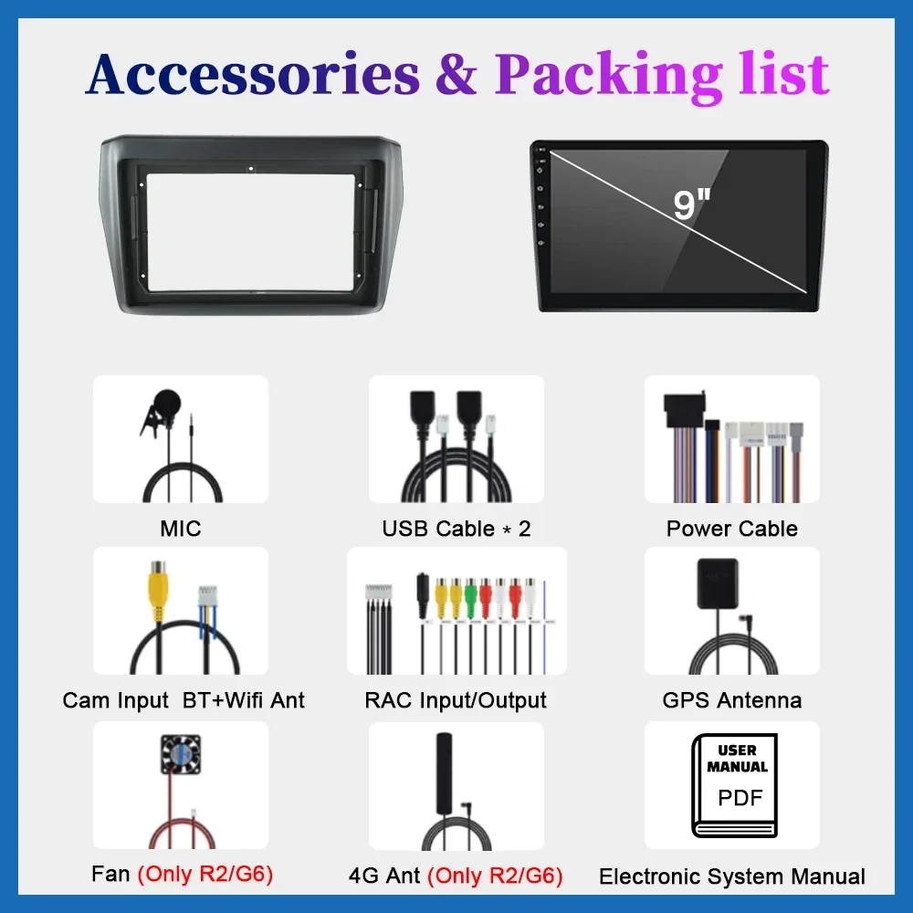 Для Suzuki Swift 2016 2017 2018 2019 2020 Android Car Radio Multimedia Vdieo Player Navigation GPS Carplay Touch Screen Auto Stereo Intelligent