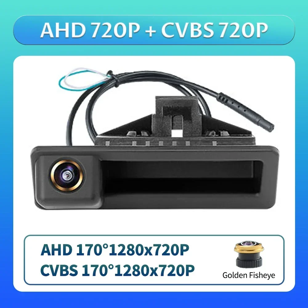 

AHD 720P Автомобильная камера заднего вида с ручкой багажника для BMW E60 E39 E90 E82 E61 X1 E84 X5 X6 E70 E92 E91 3/5 серии E88 E93