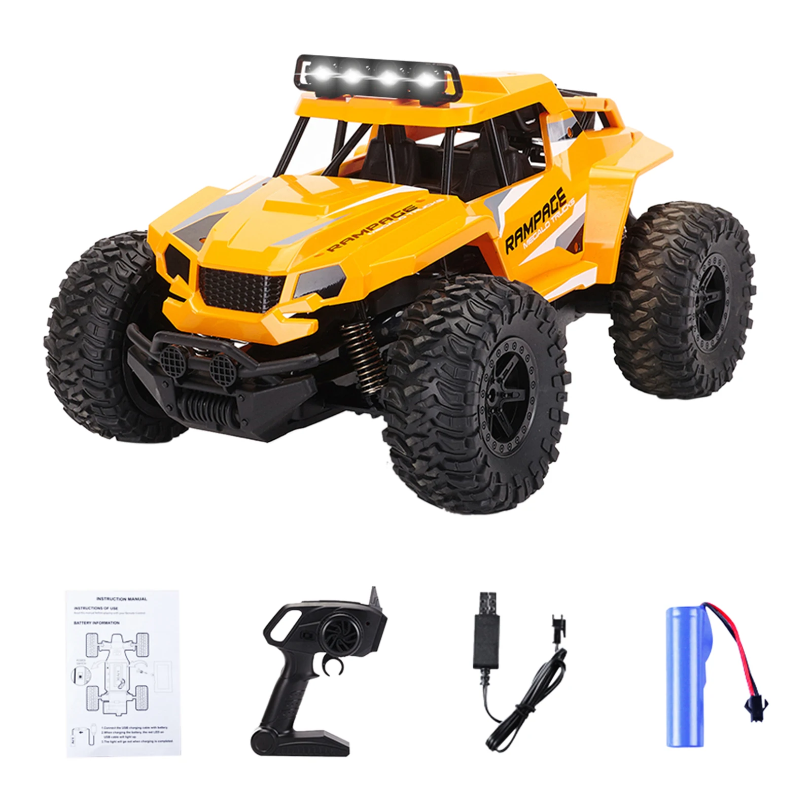

1:14 Multifunction Off Road For Boys Gifts Electric Rechargeable 20 Km/h High Speed Kids Toy Remote Control Car Truck Crawler