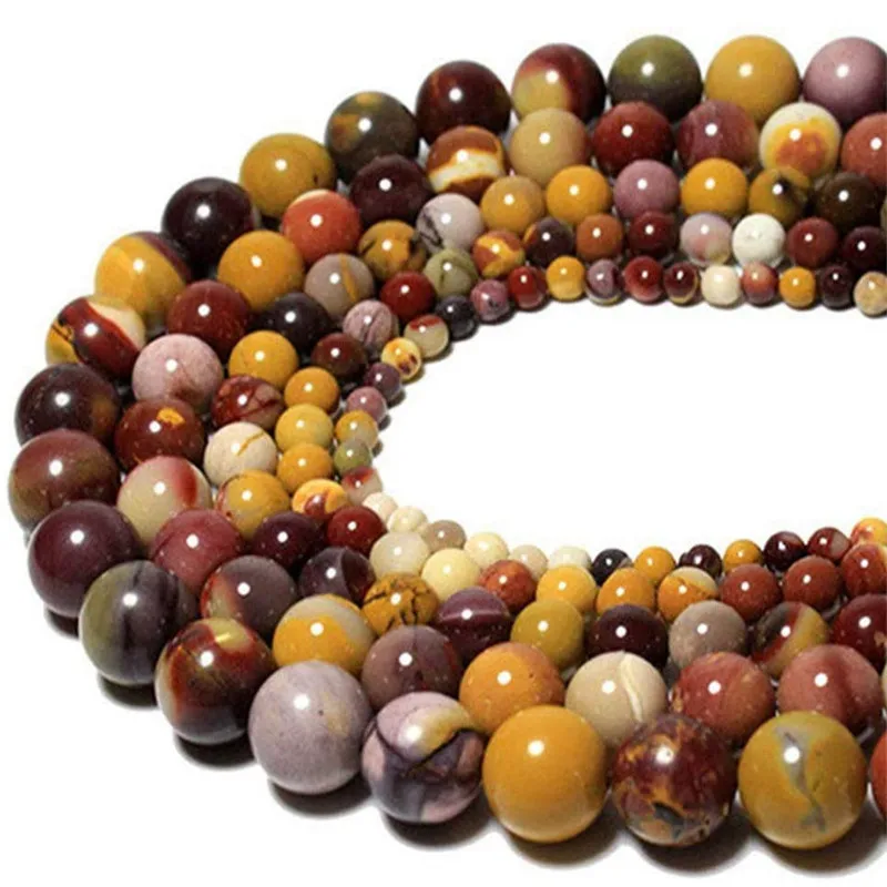 

Mookaite Loose Spacer Beads For DIY Jewelry Making Bracelets