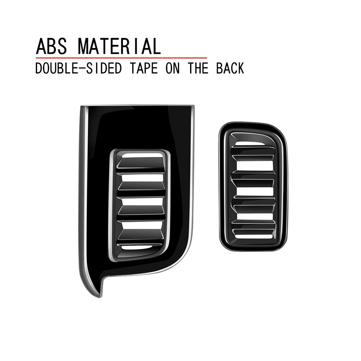 Яркая черная передняя Крышка вентиляционного отверстия для Nissan Серена C28 2022-2023