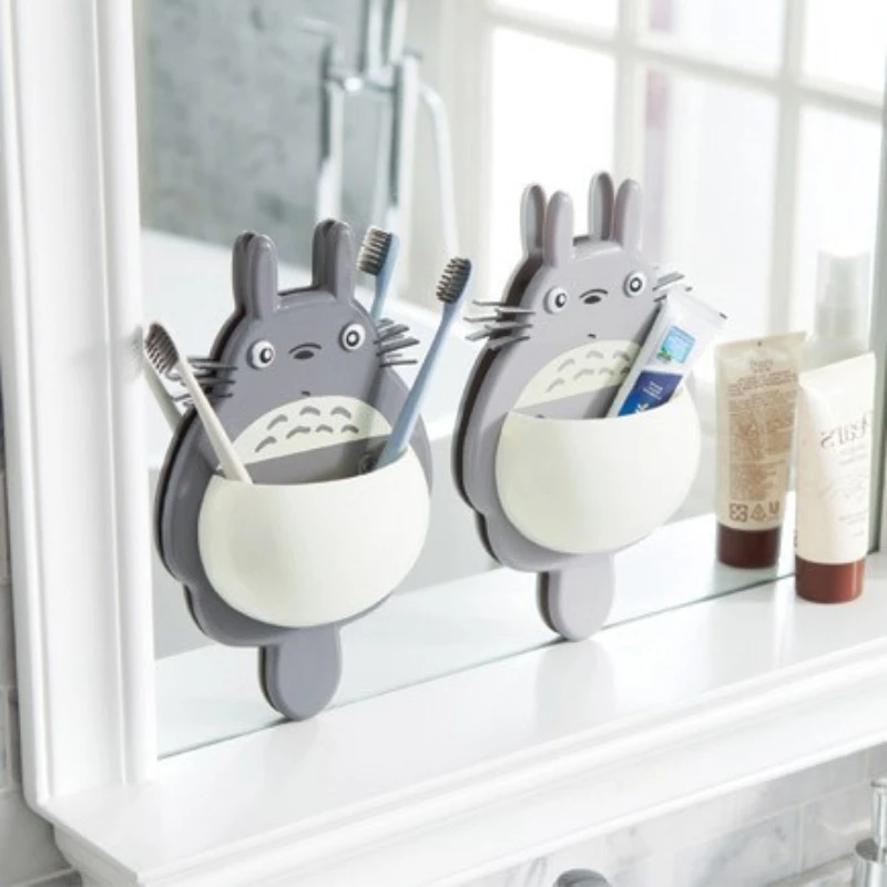 Мультяшный держатель для зубных щеток Totoro многофункциональная стойка хранения