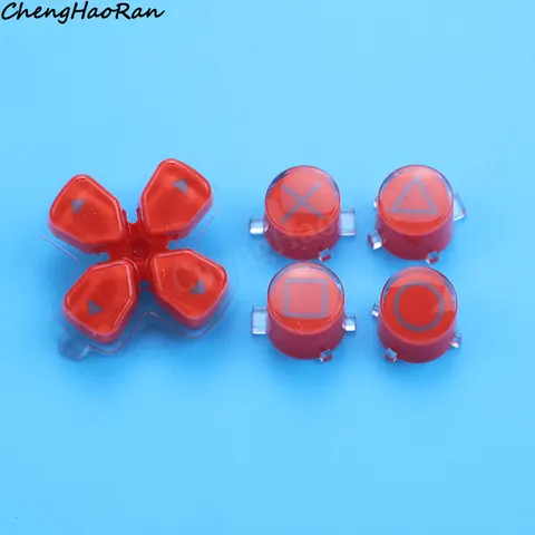 1 комплект пластиковых желейных кнопок ABXY и D-pad, триггерные кнопки для ремонта игрового контроллера PS5, сменные аксессуары