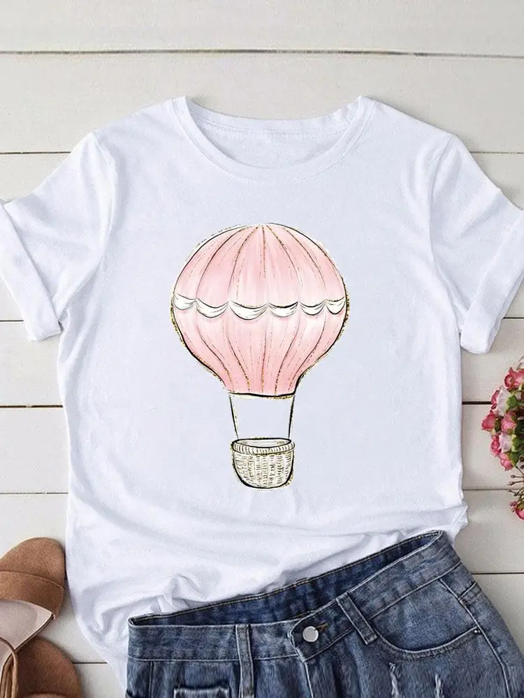 

Футболка женская летняя с коротким рукавом и принтом, в стиле 90-х