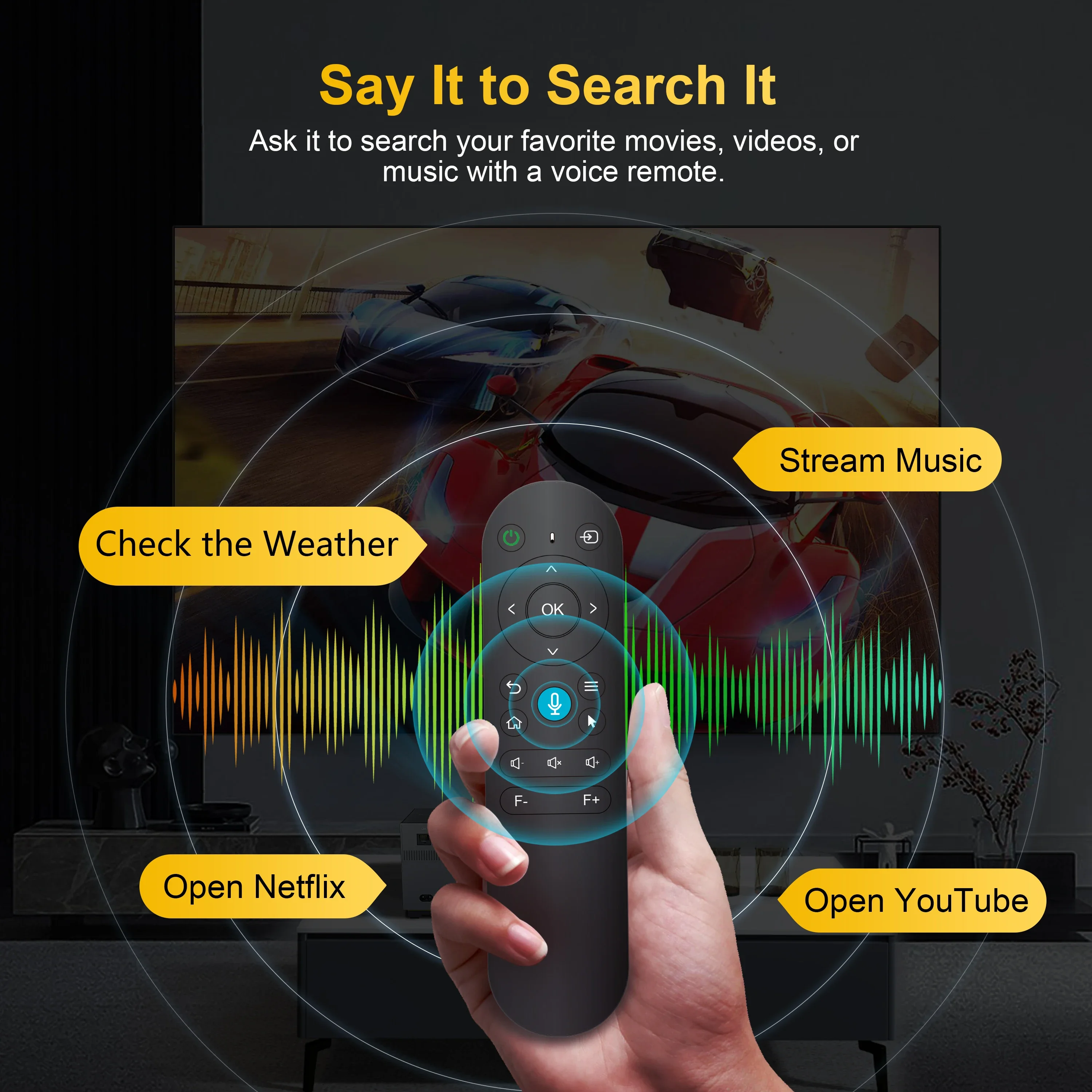 Портативный мини-проектор Xnano X3 с беспроводным фокусом и Wi-Fi