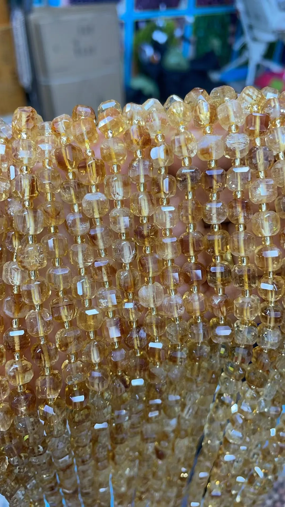 Натуральная сахарная поверхность Cltrlne Fang 6x6 мм 8x8 длина 39 вероятно 6 43 зерна 37 Garin