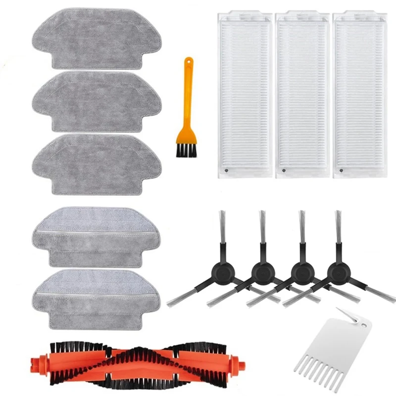 

2023 Hot Sale-For Xiaomi STYTJ02YM Robotic Vacuum Replacement Parts Main Brush Side Brush Filters Mop Cloth For Home Cleaning