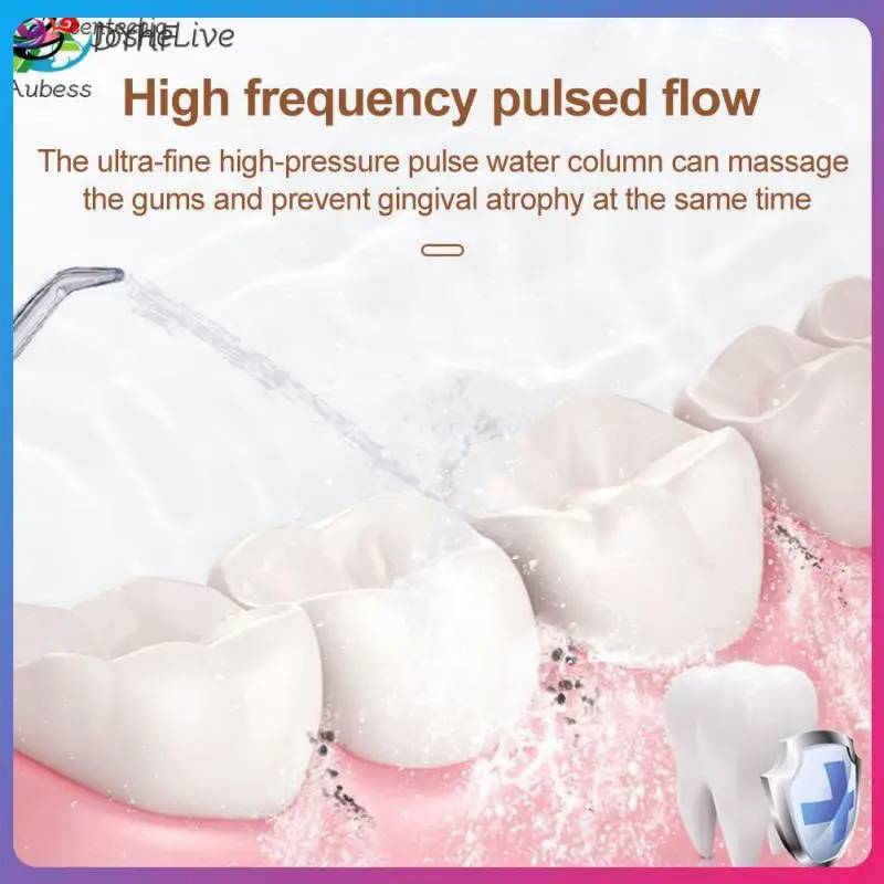 

Portable Oral Irrigator Water Flosser Water Jet Tools Pick Teeth Cleaner 3 Modes 230ML Water Tank Teeth Whitening Cleaner