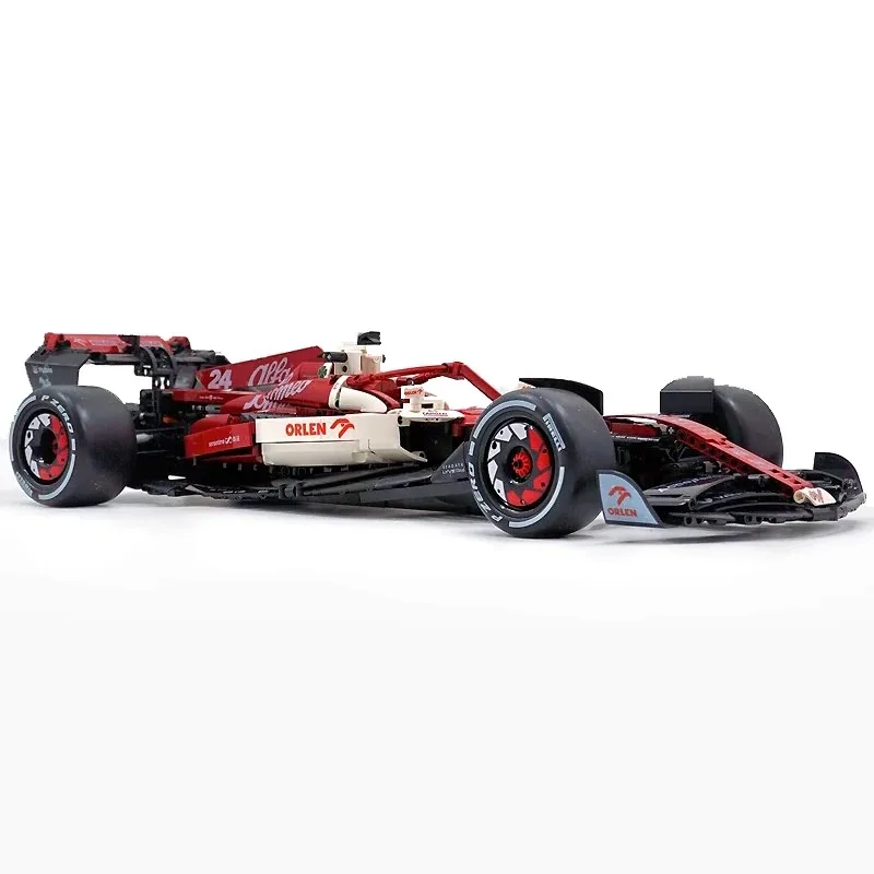 Технический MOC Cada C64005 Alfa Romeo F1 Team ORLEN C42 2022 Модель автомобиля 1868 шт. Строительные