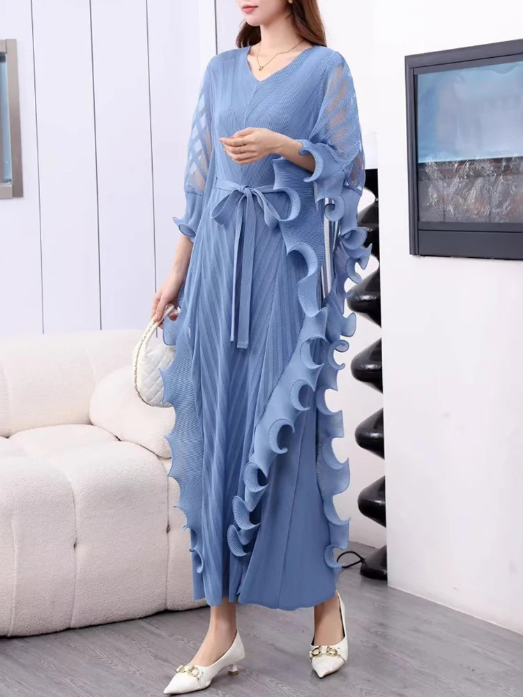 GVUW Нишевый дизайн Длинные платья для женщин Вечерняя вечеринка сращенный гриб с