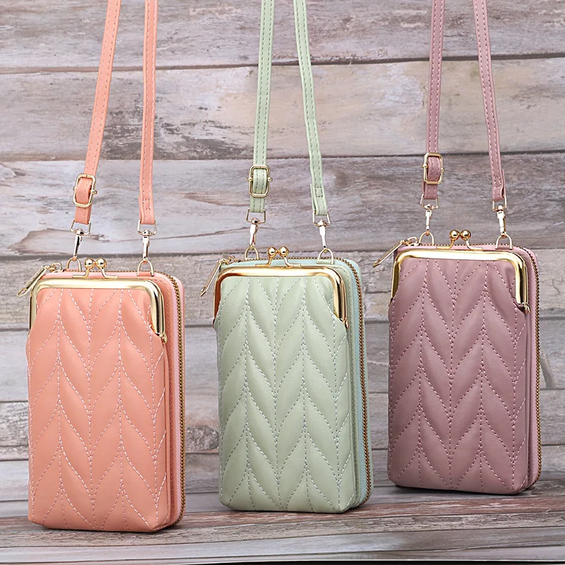 Shoulder Messenger Bag Fashion Y2K Mini Handbag for Women Hasp Purses Ladies Crossbody Bag Wallets Trendy Phone Bag Longkeeper