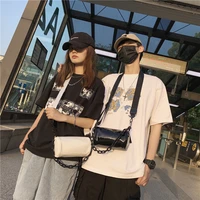 tide brand mens small bag messenger women 2022 new version of the outdoor street motorcycle cool student one shoulder disco bag