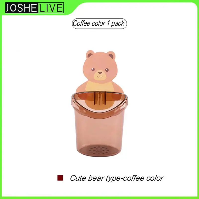 

Home Bathroom Accessories Set Toothbrush Holder Toothpaste Storage Rack Wall Mount Toothbrush Cup Rack Toothbrush Stand Child