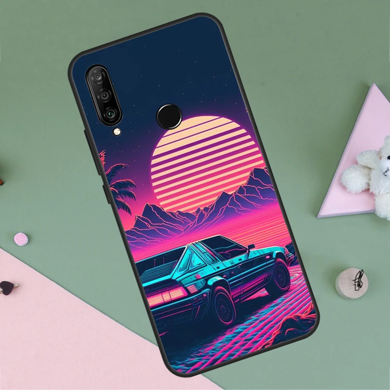 Фото Чехол Japan JDM Sport Car для Huawei P30 P40 Lite P60 Pro Nova 7i 8i 11i 12i 12s 10 9 SE Y90 Y60 Y70 Y72 Y61 Y91 №3