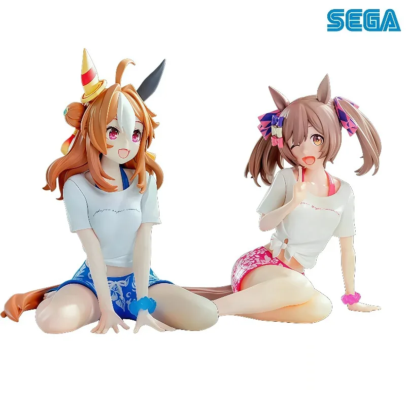 Фото В наличии 100% оригинальная фигурка SEGA Uma Musume Pretty Derby Copano Rickey Smart Falcon из аниме, коллекционная, для декора стола, подарок. №1