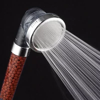 bath shower adjustable jetting shower head high pressure saving water bathroom anion filter shower spa nozzle access