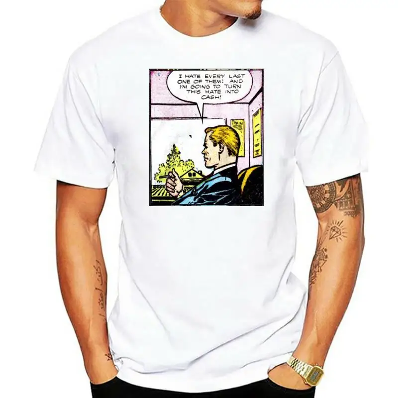 

Мужская футболка с надписью "Turn Hate To Money"