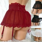 Экзотические аксессуары, Мини Короткая юбка, платье горничной, корсет, БДСМ, порно, костюм, нижнее белье для секса 18