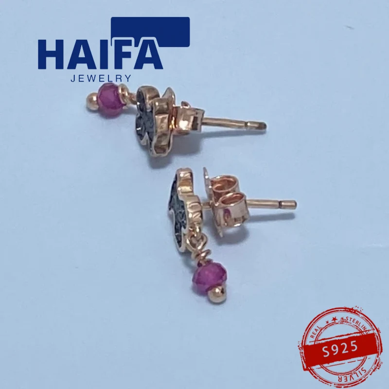 

Серьги женские из серебра 925 пробы с испанским медведем