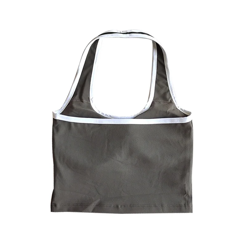 GymHUB  Sexy Neck Hanging Vest With Chest Beautiful Back Quick Drying Fitness Underwear, Gathering And Sports Bra