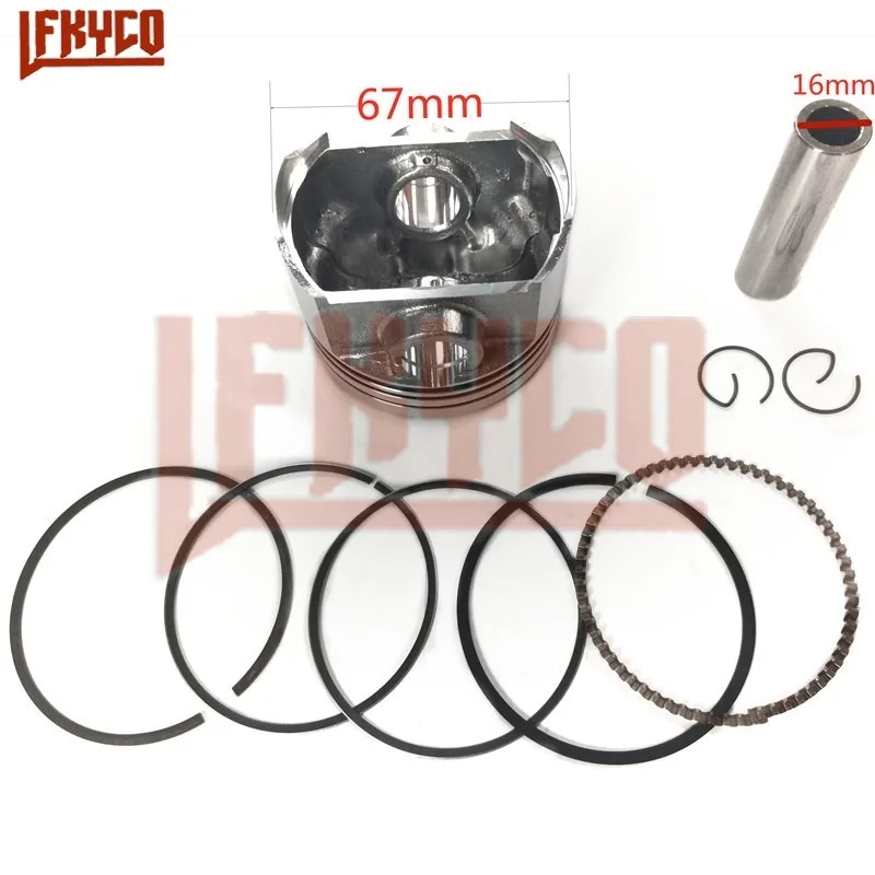 Детали двигателя STD 67 мм отверстие для Zongshen Honda CG250 CG 250 поршневой штифт цилиндра 16