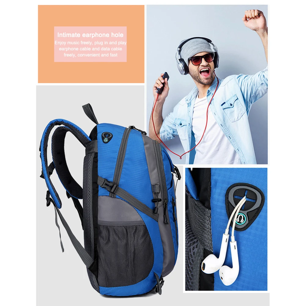 40L Quality Nylon Waterproof Travel Backpacks Men Climbing Travel Bags Hiking Backpack Outdoor Sport Camping Bag Women Backpack