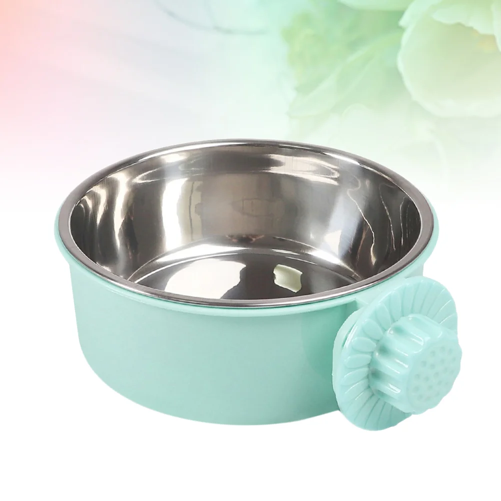 

Bowlwater Pet Bird Dog Feeder Dispenser Crate Dish Hanging Feeding Cage Kennel Andbowls Cat Rabbit Birds Bottleguineaspill Steel