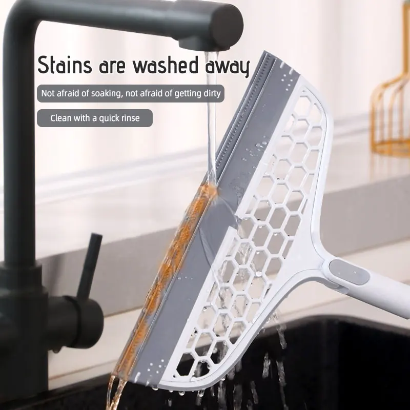 50 дюймовый Волшебный силиконовый скребок для удлинения пола чистки шерсти