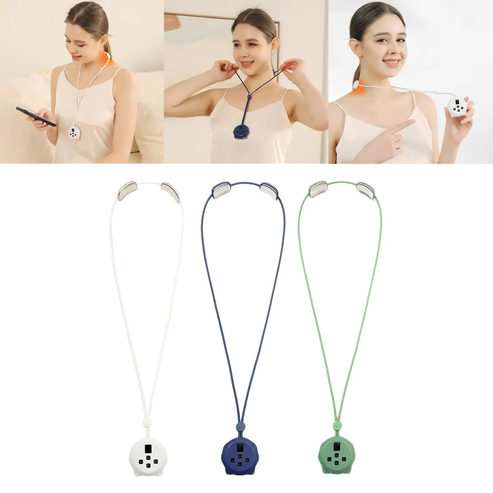 Маленький подвесной массажер для шеи микротоковый Интеллектуальный