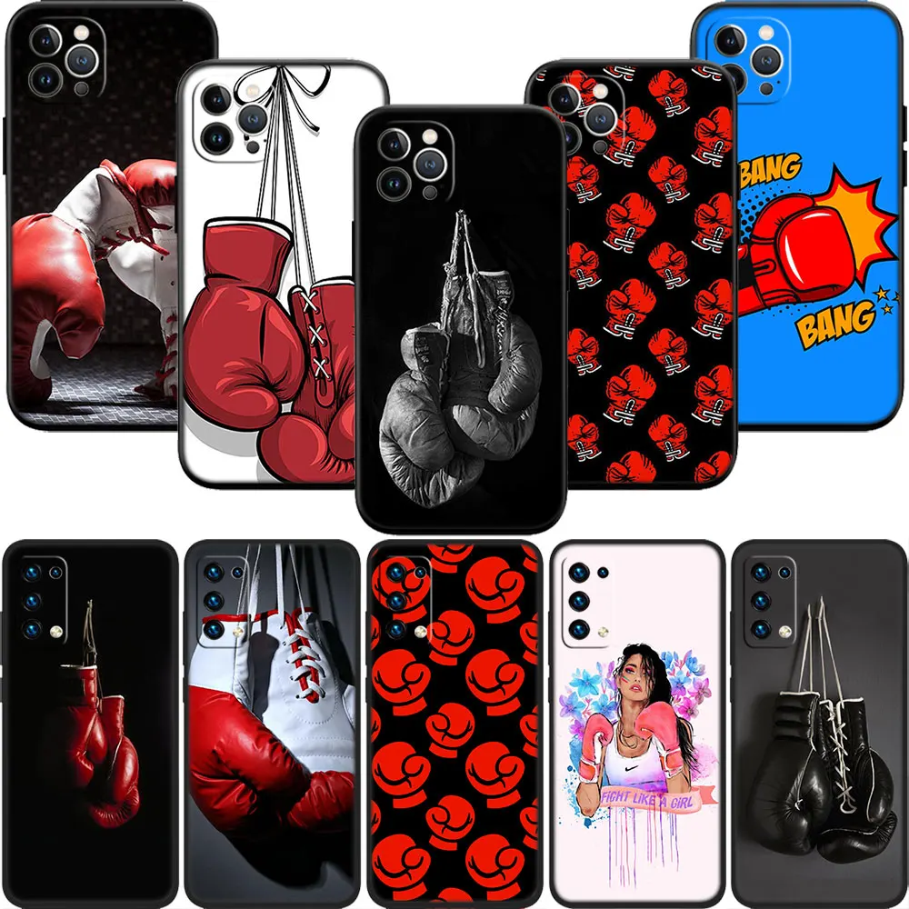 Фото Чехол для телефона MI7 Boxing Girl Gloves Soft Shell для Samsung Galaxy S20 S21 S22 Ultra FE + Plus A21S A22 A24 A25 A26 A30 A30S A31 №1