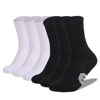 6 pairs sports running socks menwomen performance outdoor thick cushion sweat absorbent athletic walking hiking mid tube sock