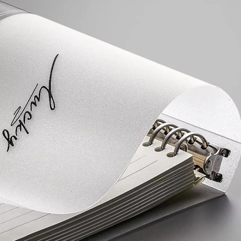 Новый A5 B5 A4 прозрачный переплетный блокнот внутренняя обложка записная книжка