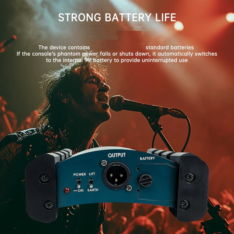 Преобразователь импеданса Active DI Box DIBOX Stage Effector Phantom Power BOX