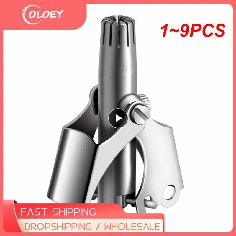 

1-9 шт., машинка для удаления волос в носу, из нержавеющей стали