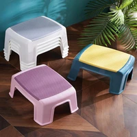 plastic small stool household childrens low stool adult chair living room thickening toilet bath bathroom stool