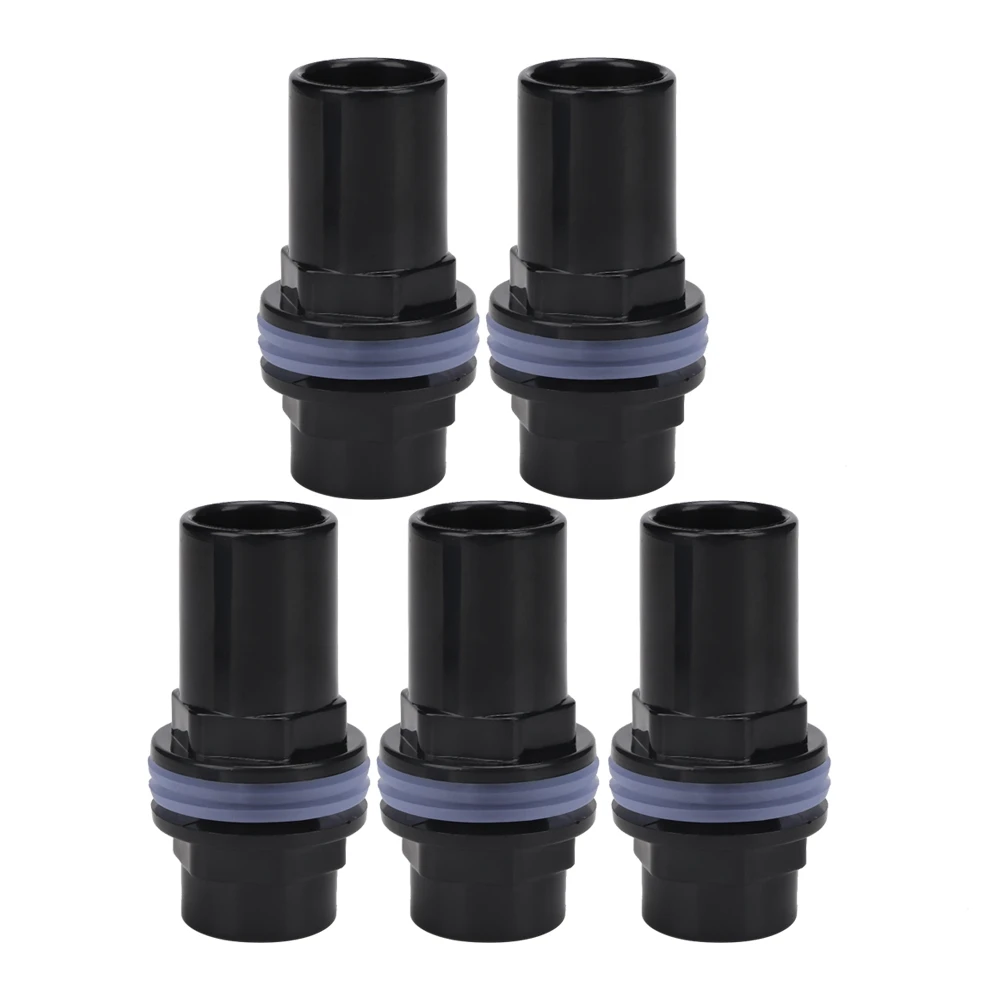 

5Pcs/set PVC Aquarium Water Pipe Joint Straight Tube Connector Fish Tank Accessories(20mm) Fish Fish