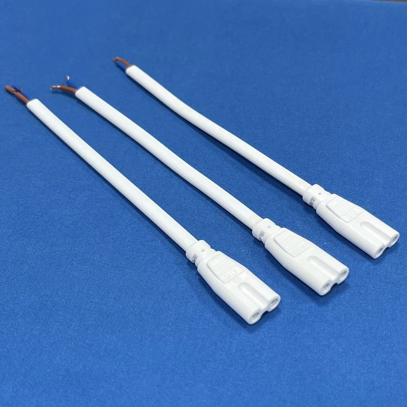 10pcs Australian Plug Three-plug-turn Integrated T5 Lamp Bracket Line 3-core T8 Light Box Cable 3-hole Power Cord