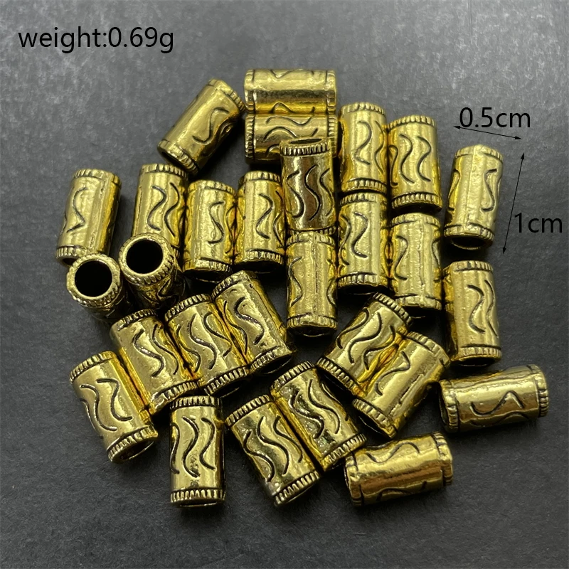 Разделительные трубки из серебряного сплава для ювелирных изделий 30 шт