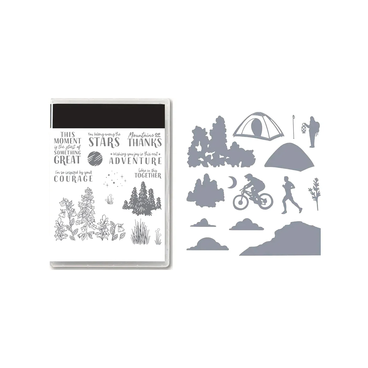 

Stamp and Dies for Card Making, DIY Scrapbooking Arts Crafts Stamping Card Silicone Stamp Decoration for Gifts (5611)