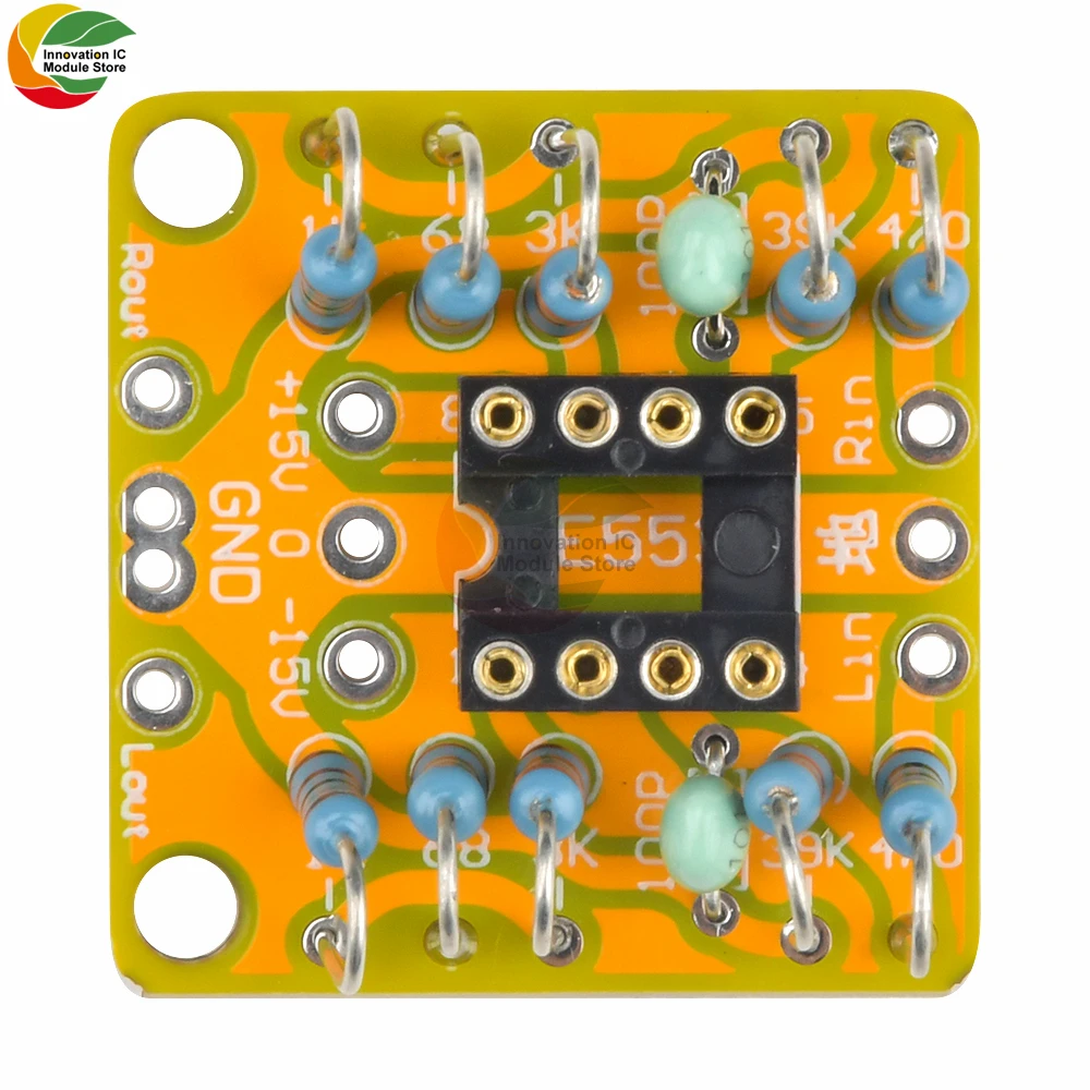 Ziqqucu двойной OP Amp плата предусилителя DC усилитель PCB Предварительный пустой