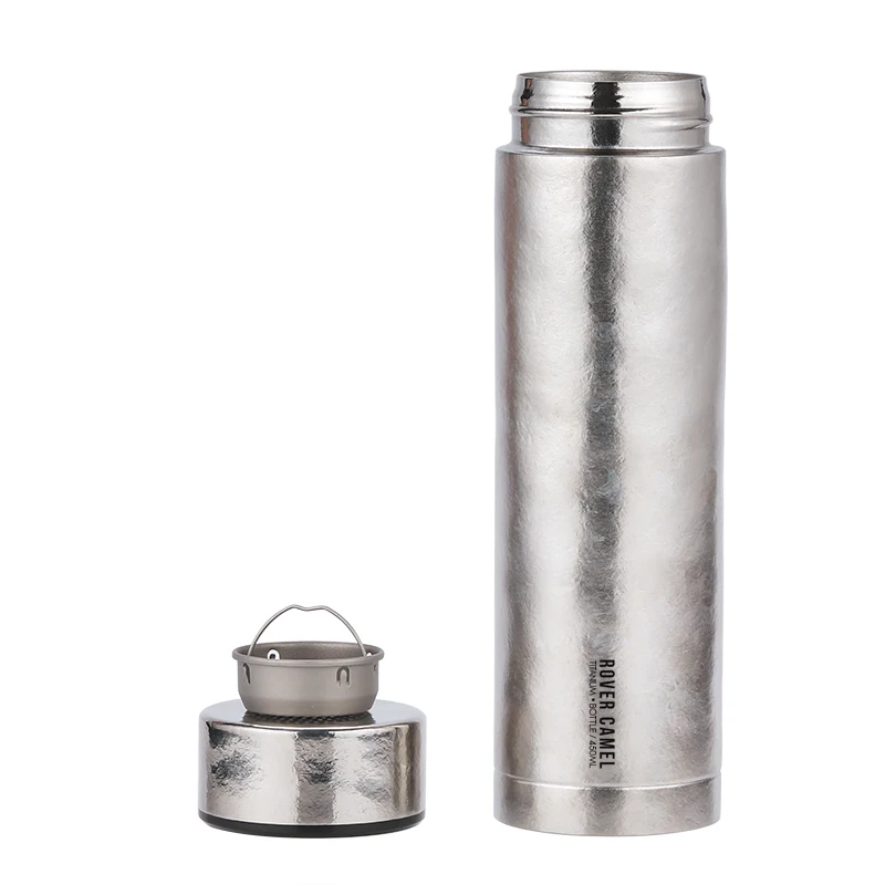 Rover Camel  Titanium Vacuum bottle  Thermos  High Quality  Business Cup  Water Coffee Tea Cup 450 ML