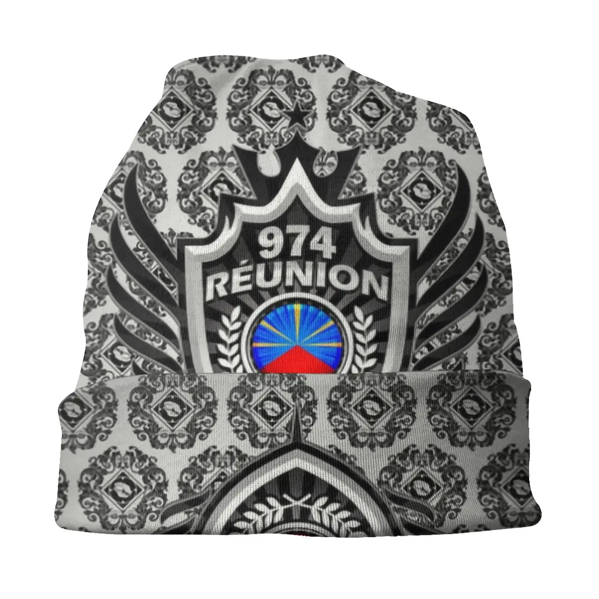 Зимние теплые мужские и женские вязаные шапки унисекс для взрослых 974 герб