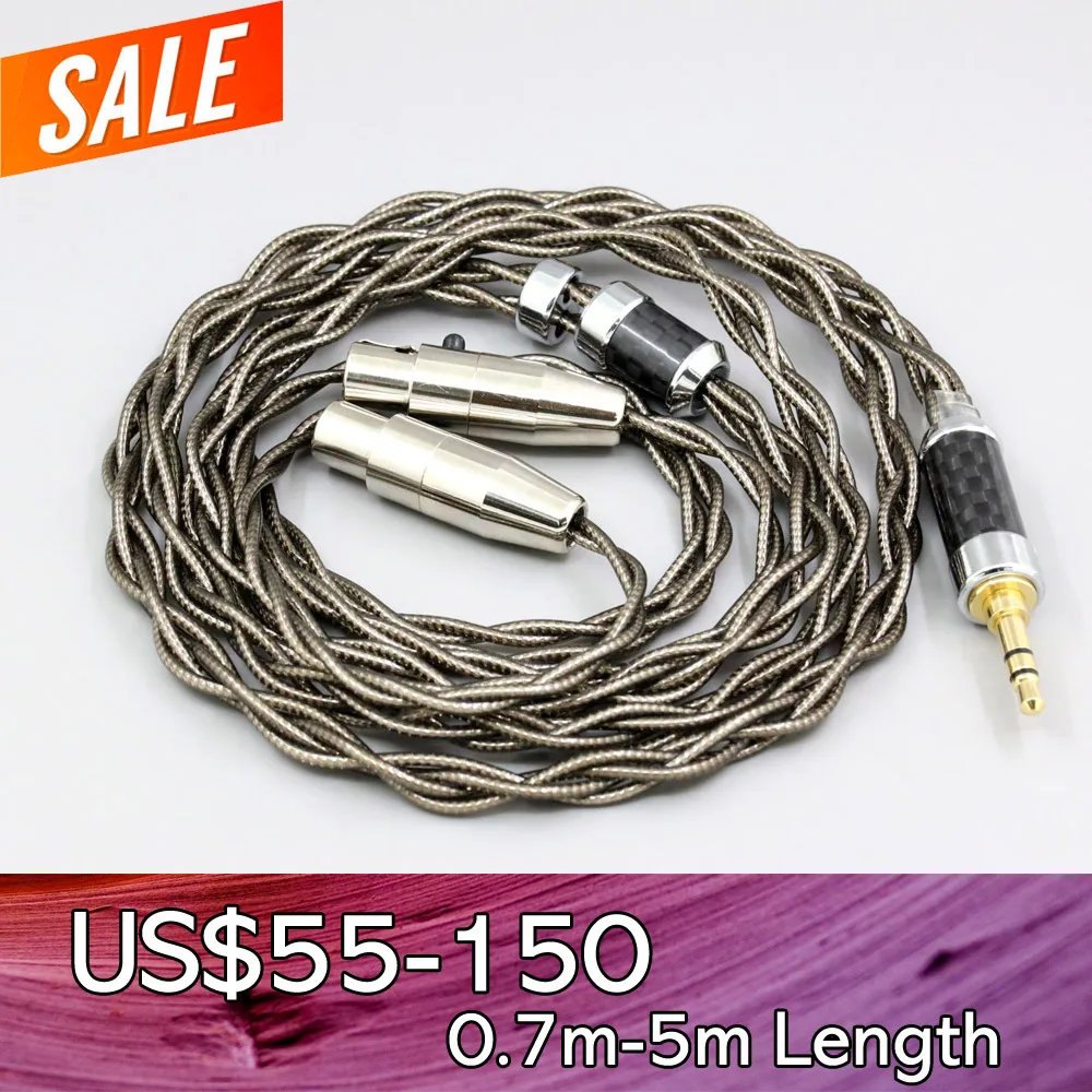 99% Pure Silver Palladium + Graphene Gold Earphone Shielding Cable For KENNERTON ODIN THROR ROGNIR THEKK WODAN VALI Headphone