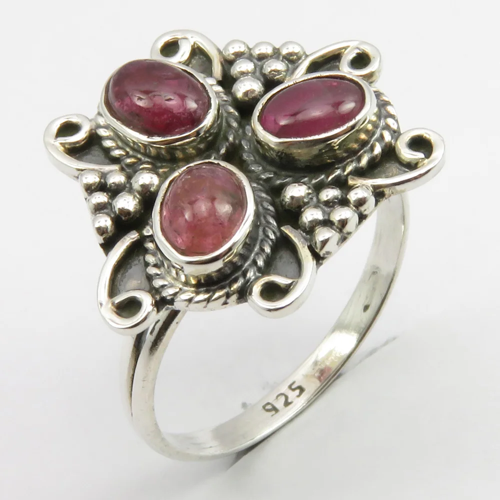 

Semi-precious Stone Antique Style Ring Size 9.25