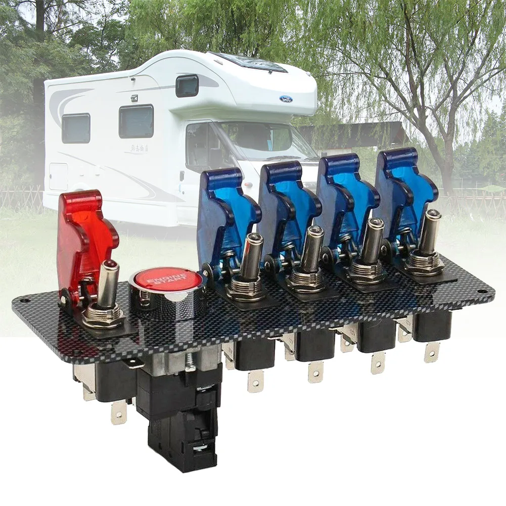 

Toggle Ignition Panel Flip Button Easy To Install Easy To Operate Fog Lights