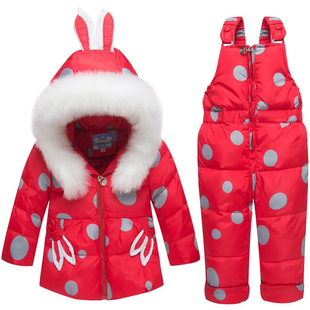 

2022 Baby Boys Girls Fashion Down Jacket Suit Children Winter Thickening New Suit Coat+pants Warm Hoodie Baby Girls Clothing Set