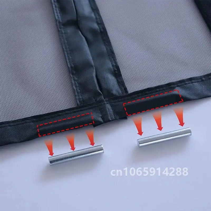 DTGJ Магнитный экран для окон москитная сетка черный воздушный тюль занавески